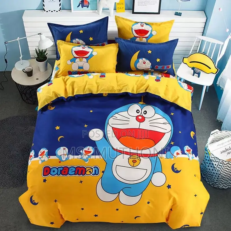 3 in 1 Cartoon Themed Kids Duvet Cover Set.*