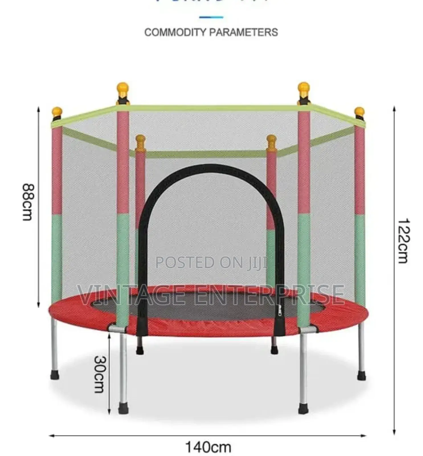 Trampoline With Safety Nets for Kids