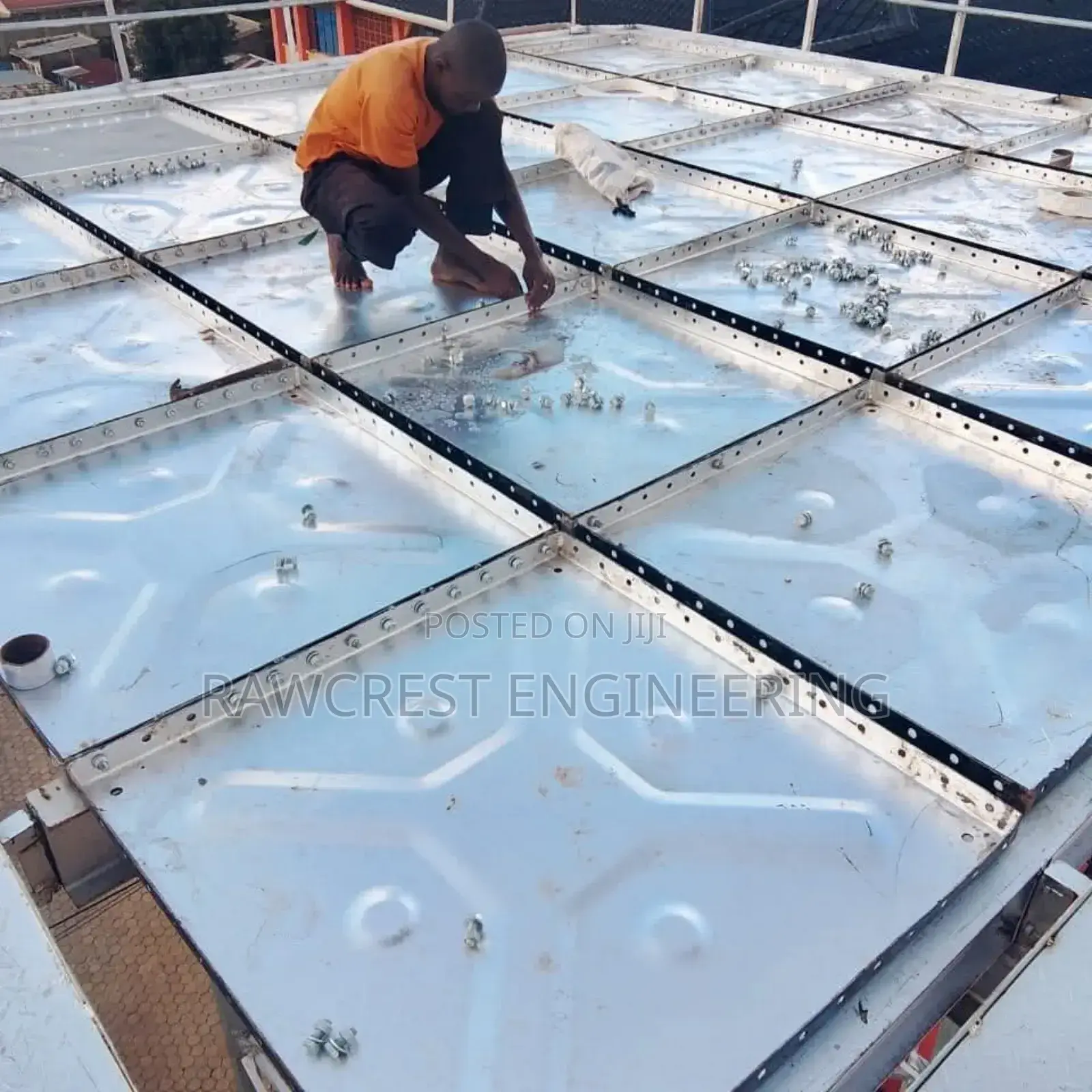 Steel Water Tower Structure  Fabrication
