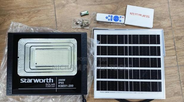Starworth 200watts Solar Floodlight With Panel/Solar Lights - main view