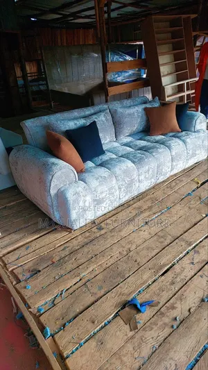 3 Seater Gray Bubble Classy Couches