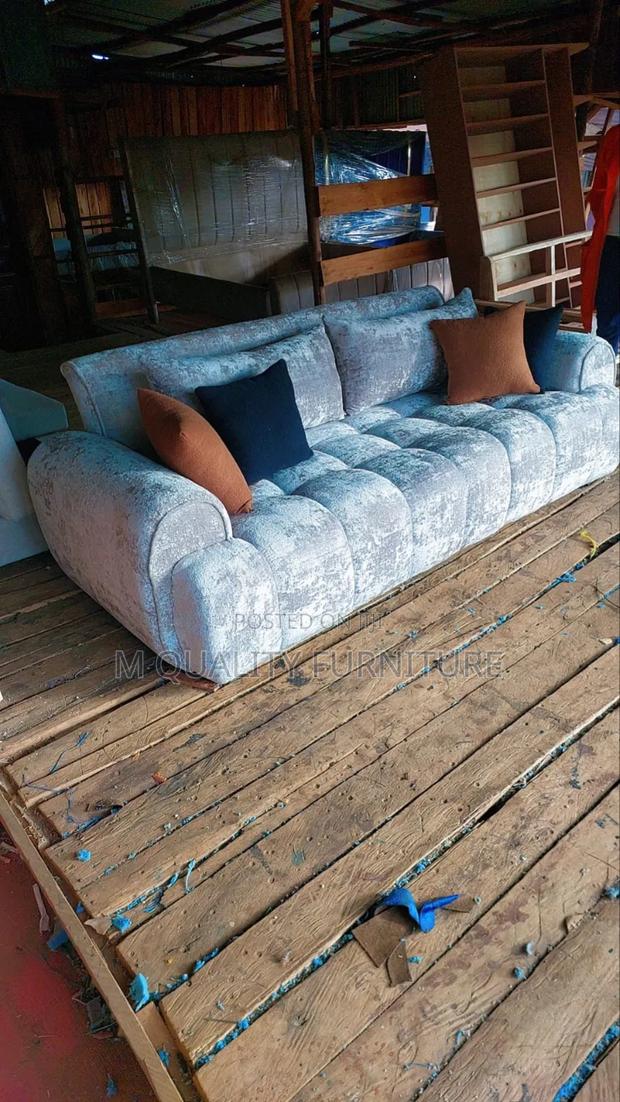3 Seater Gray Bubble Classy Couches