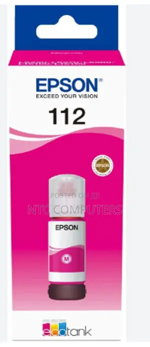 Epson 112 Ecotank Pigment Magenta Ink Bottle 70.0 Ml