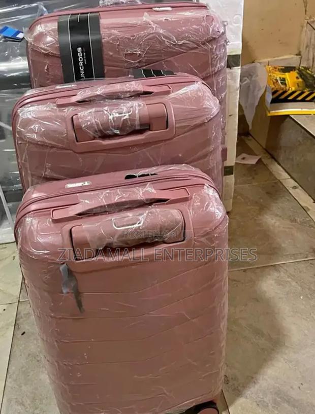 3 in 1 Rubber Suitcase Fashion