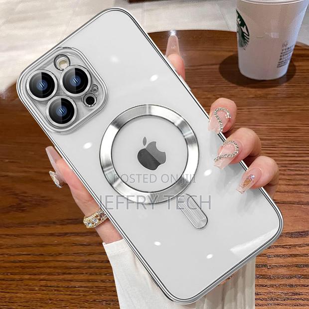 Xsinoli iPhone 12 Pro Max Case Magsafe, Magnetic Clear Case - main view