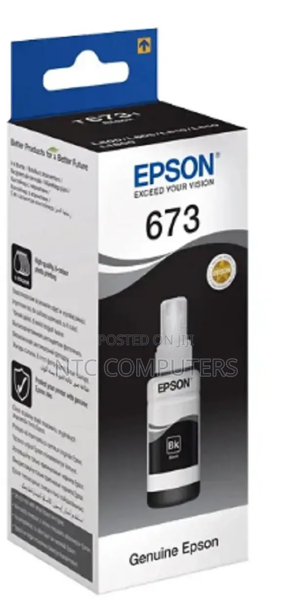 Epson T6731 Ecotank Black Ink Bottle 70.0 Ml