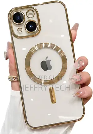 Vonzee Electroplating Transparent Clear for iPhone 15 Plus
