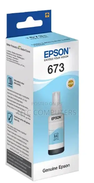 Epson T6735 Ecotank Light Cyan Ink Bottle 70.0 Ml