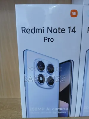 New Xiaomi Redmi Note 14 Pro 256 GB Black
