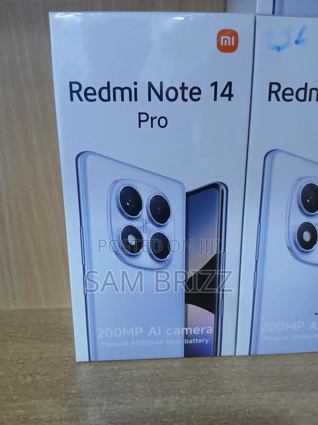 New Xiaomi Redmi Note 14 Pro 256 GB Black - thumbnail 2