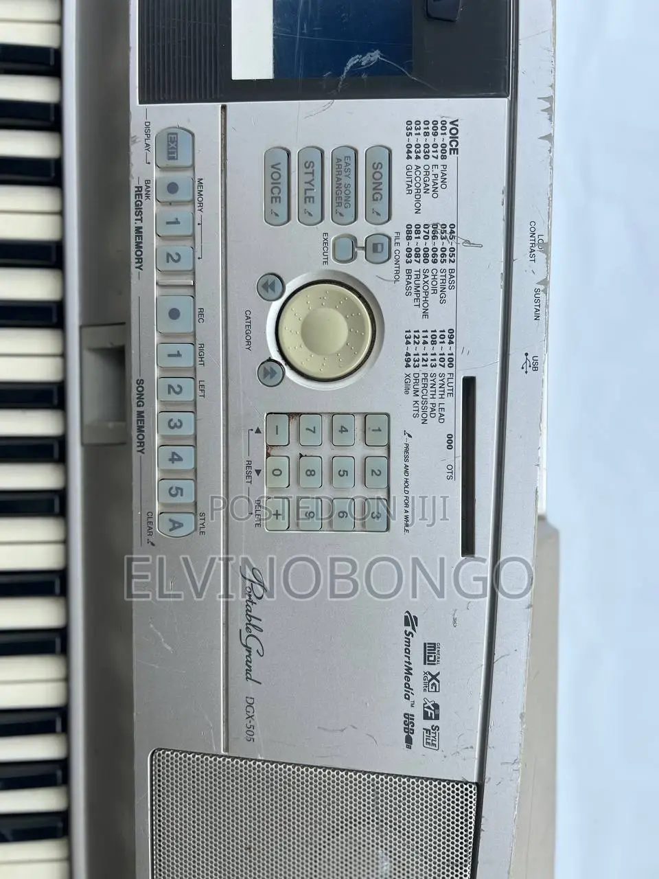 Yamaha DGX 505 Portable Grand Piano