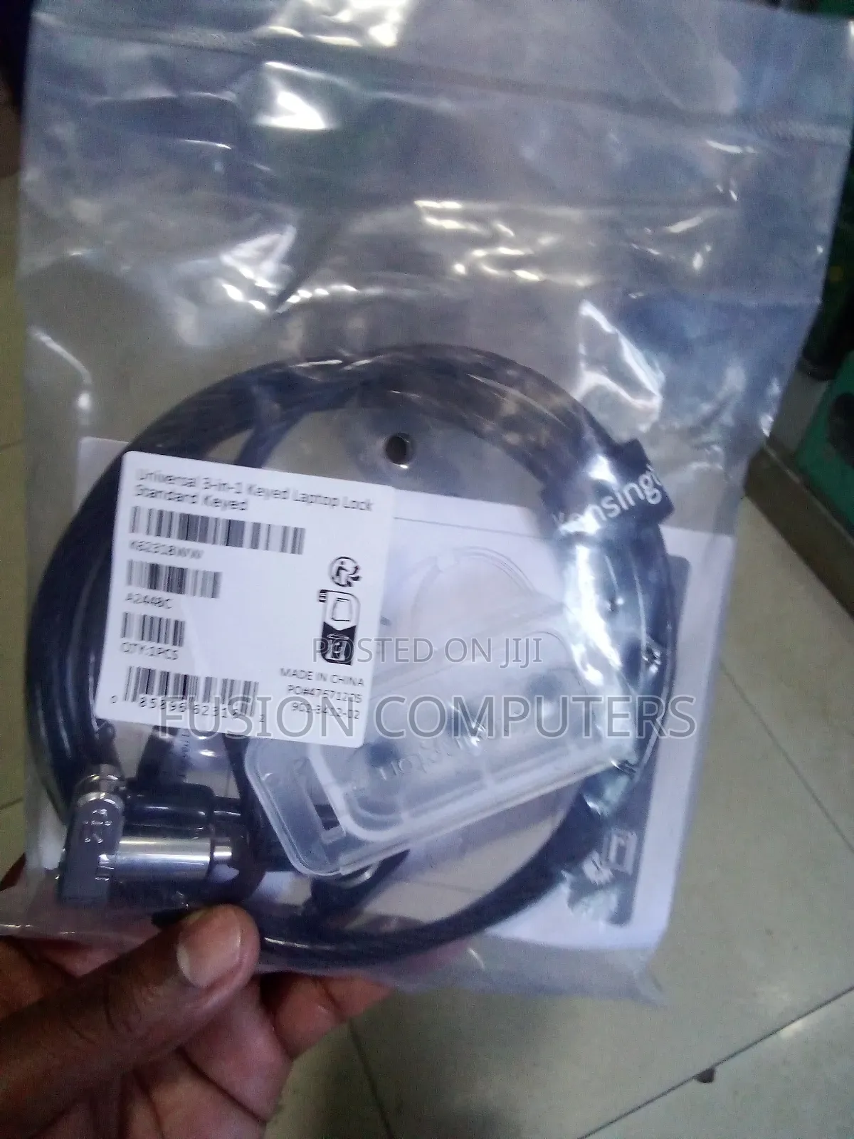 Universal 3-in-1 Keyed Laptop Lock-K62318ww