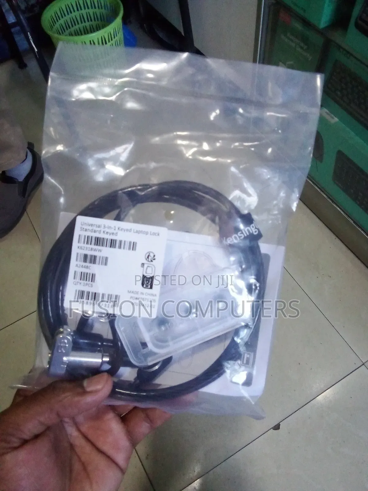 Universal 3-in-1 Keyed Laptop Lock-K62318ww
