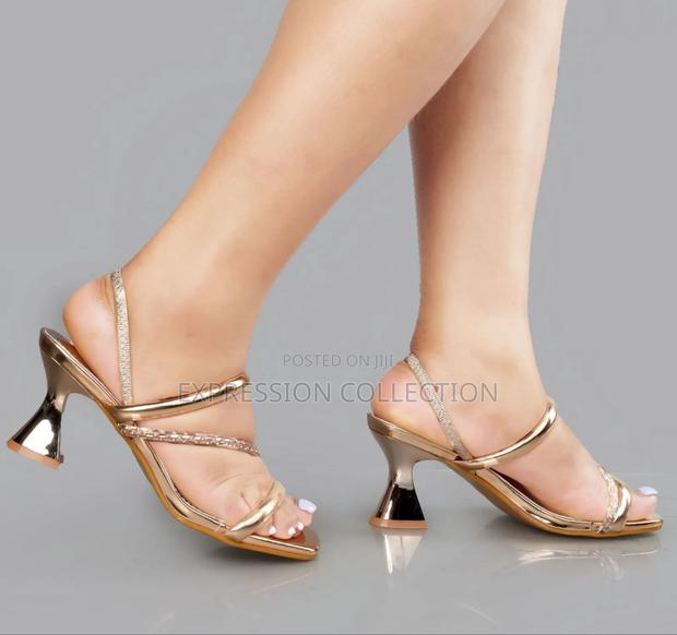 Ladies Comfy Open Heeled Sandals - thumbnail 2
