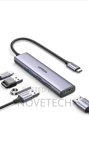 Ugreen Multiport 100w Usb Typec C Hub - 5 in 1 Adapter
