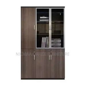 Glass Fronted Tall Display Filling Cabinet