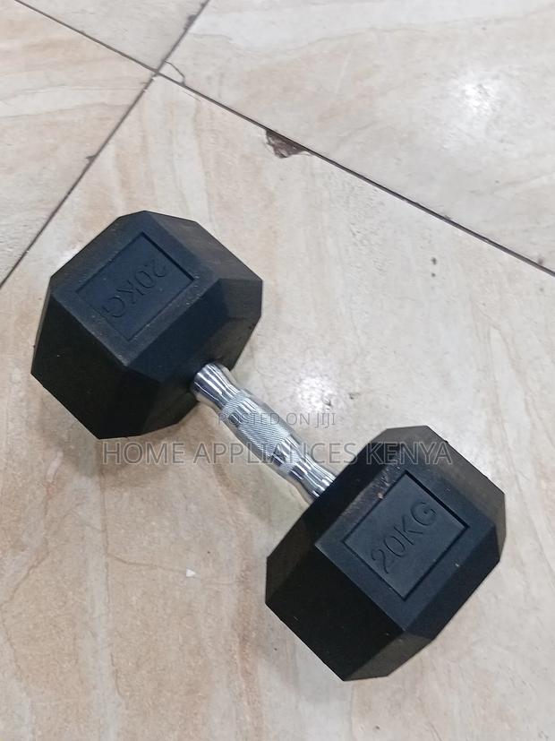 20kg Piece Hexagonal Dumbbell - main view