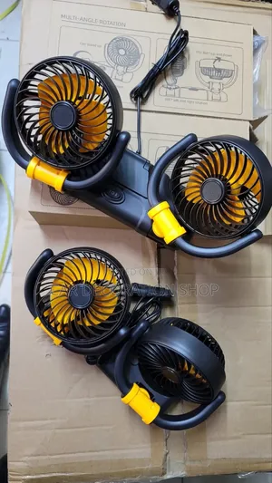 Multi Angle Rotation Double Car Fan
