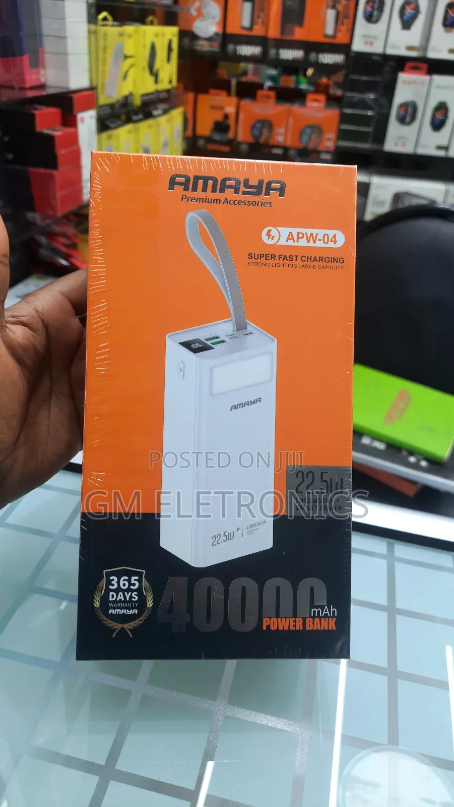 40000mah Anifast 22.5w Amaya Power Bank
