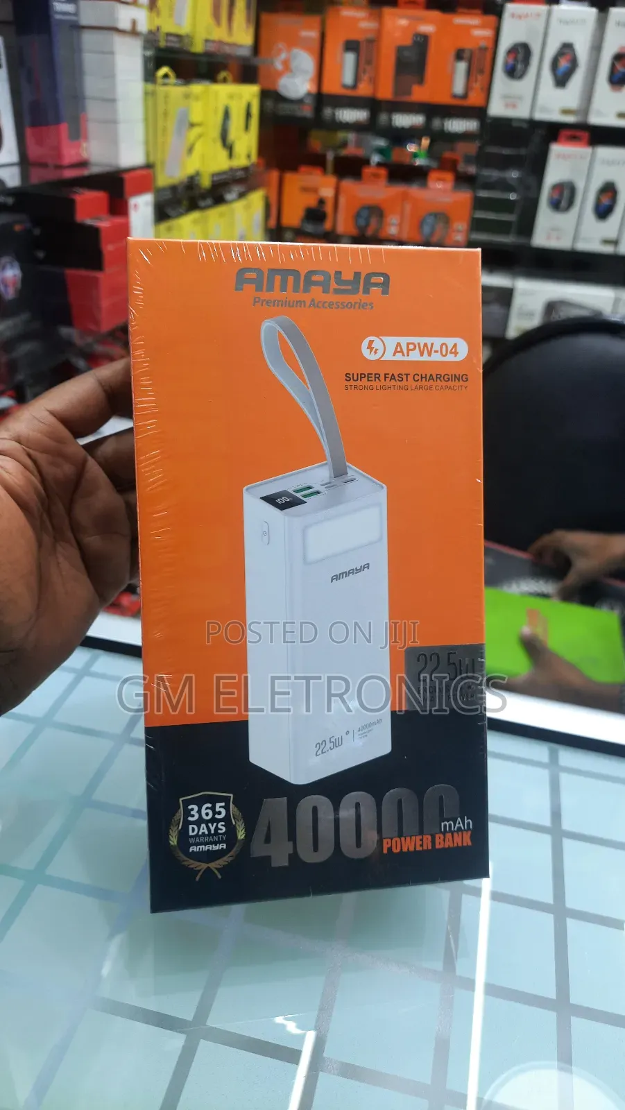 40000mah Anifast 22.5w Amaya Power Bank