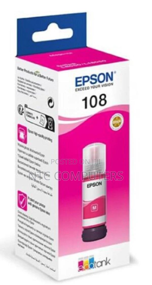 Epson 108 Ecotank Magenta Ink Bottle 70.0 Ml
