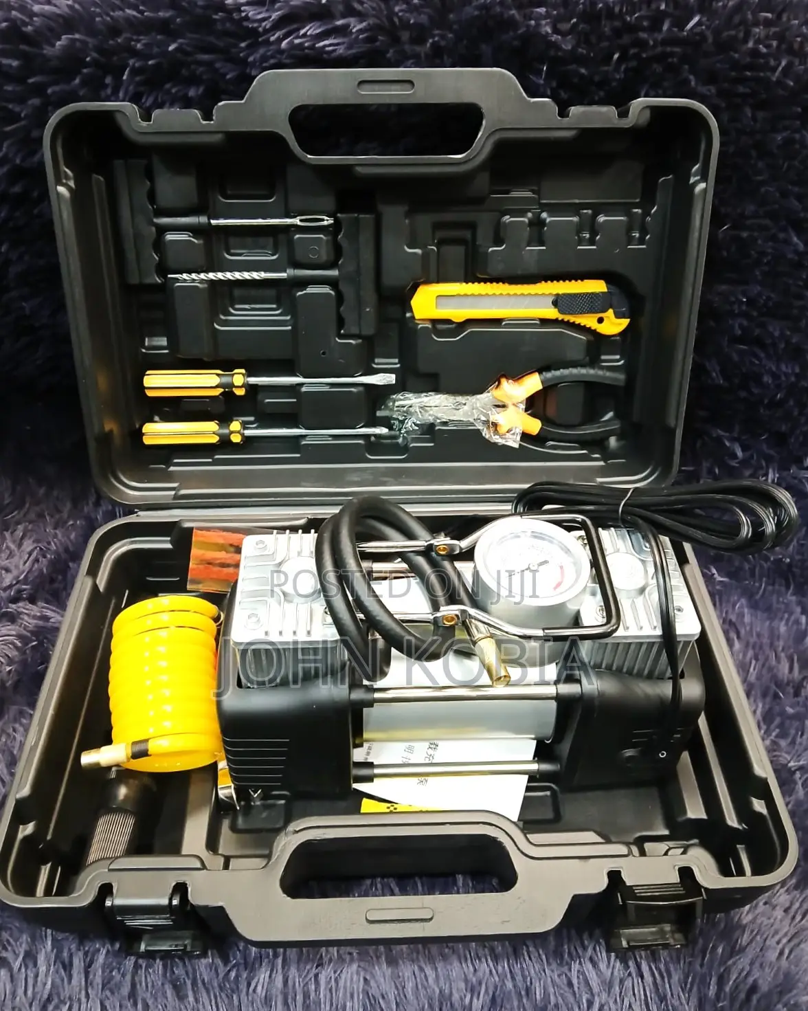 Car Air Compressor With Tool Kit