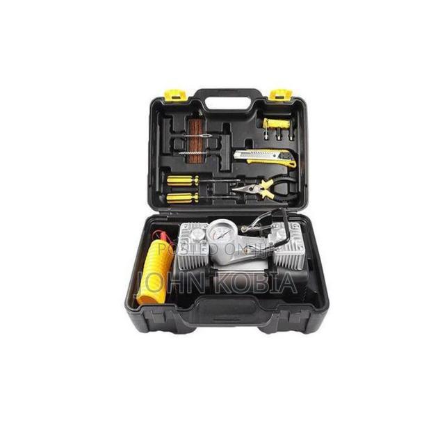 Car Air Compressor With Tool Kit - thumbnail 2