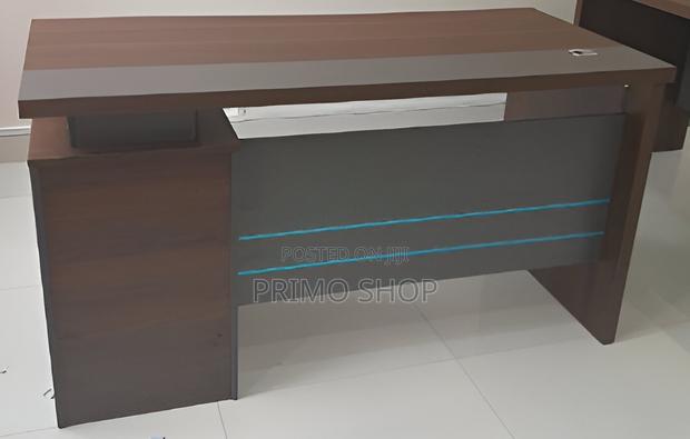 Office Desk; 140cm Refined Workspace Detailing Office Desk - thumbnail 5