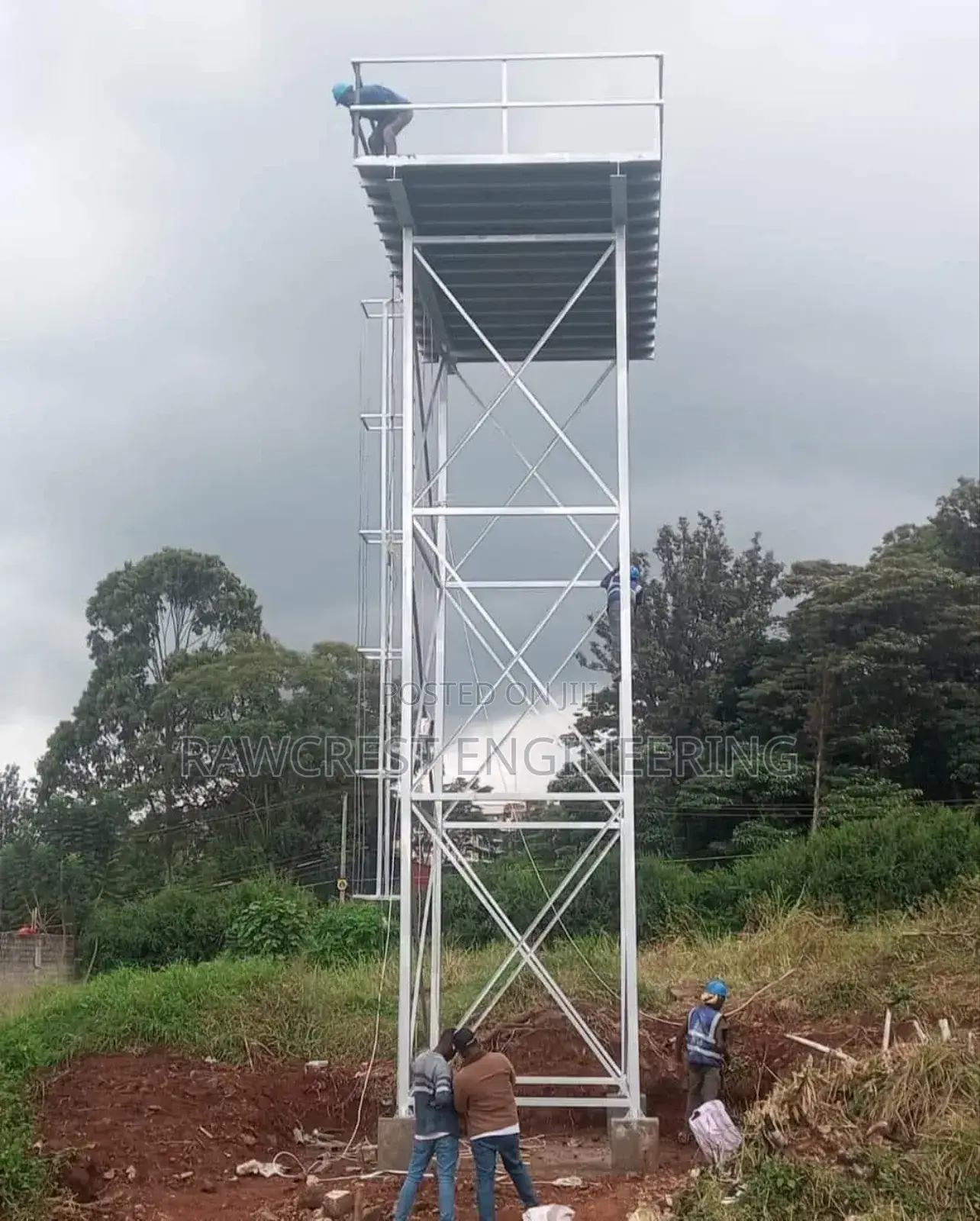 Steel Water Tower Construction