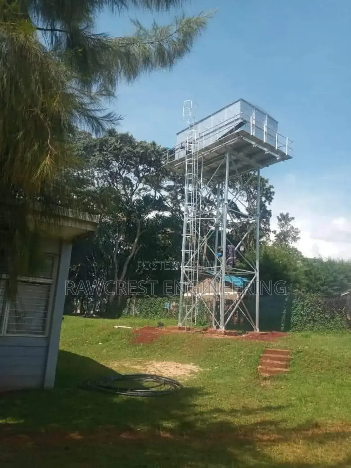 Steel Water Tower Construction