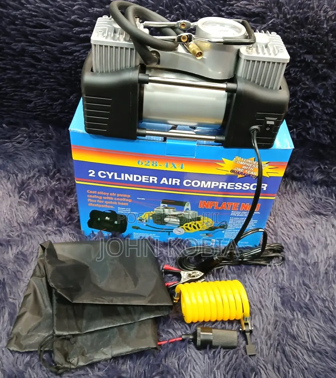 628 - 4*4 Two Cylinder Air Compressor/Tyre Inflator