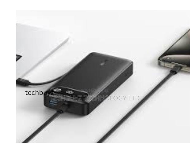 Anker Power Bank (, 87w, Built-in Usb-C Cable) -Black - thumbnail 2