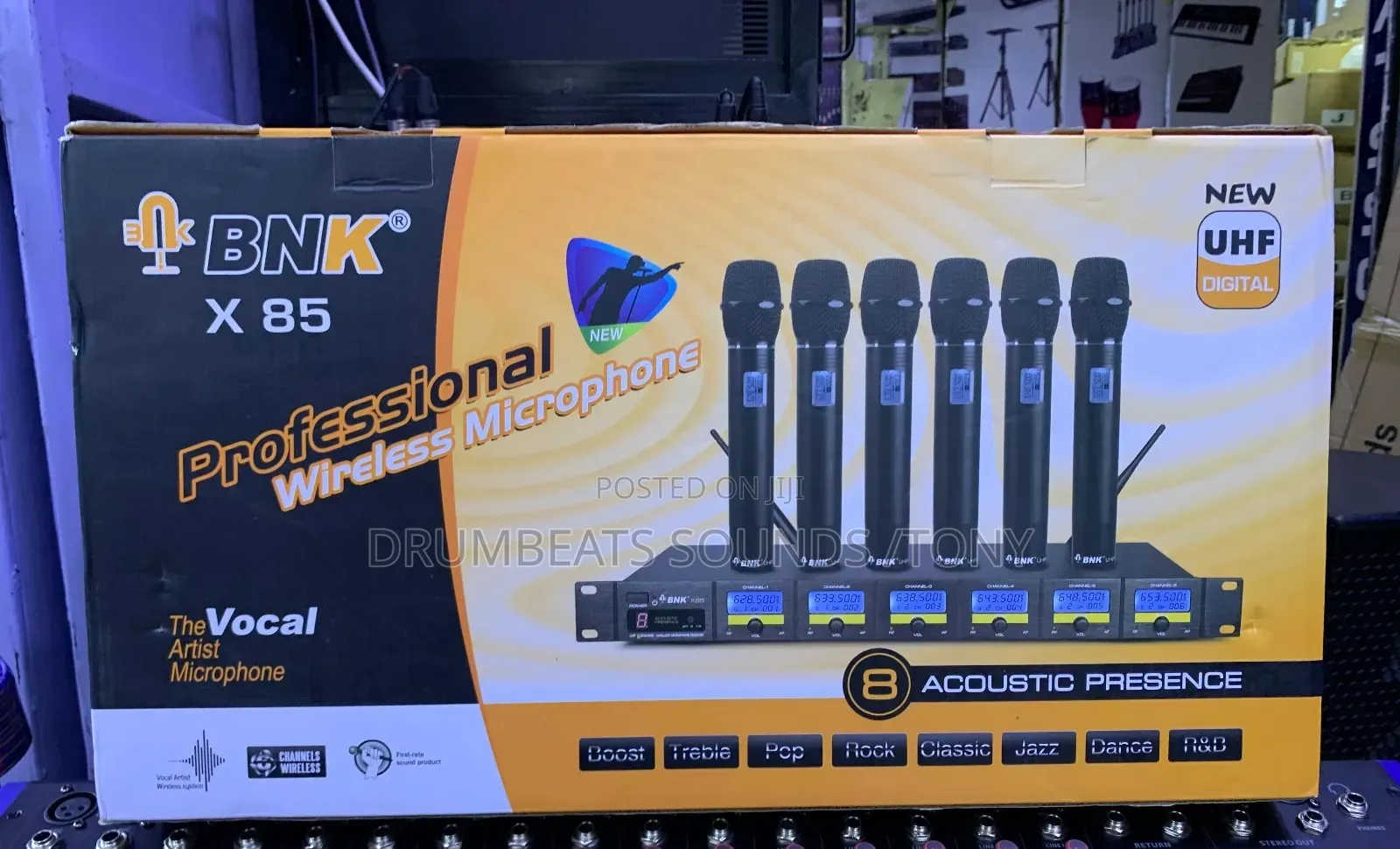 BNK X85 6channel Wireless Microphone