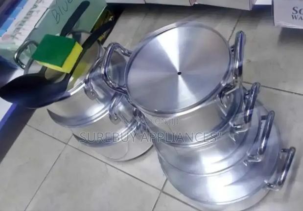 Tornado 14pcs Stainless Steel Aluminum Cooking Pot/Sufuria - main view