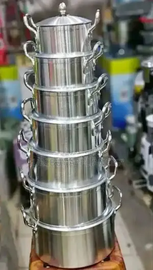 Tornado Stainless Aluminum Cookware Set Sufuria 14pcs Pots