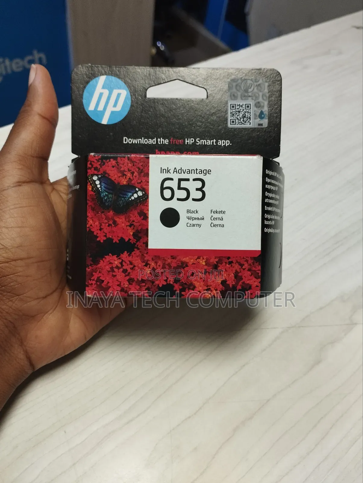 Hp 653 Original Ink Catridge Black