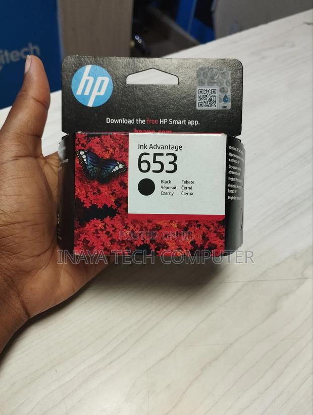 Hp 653 Original Ink Catridge Black - main view