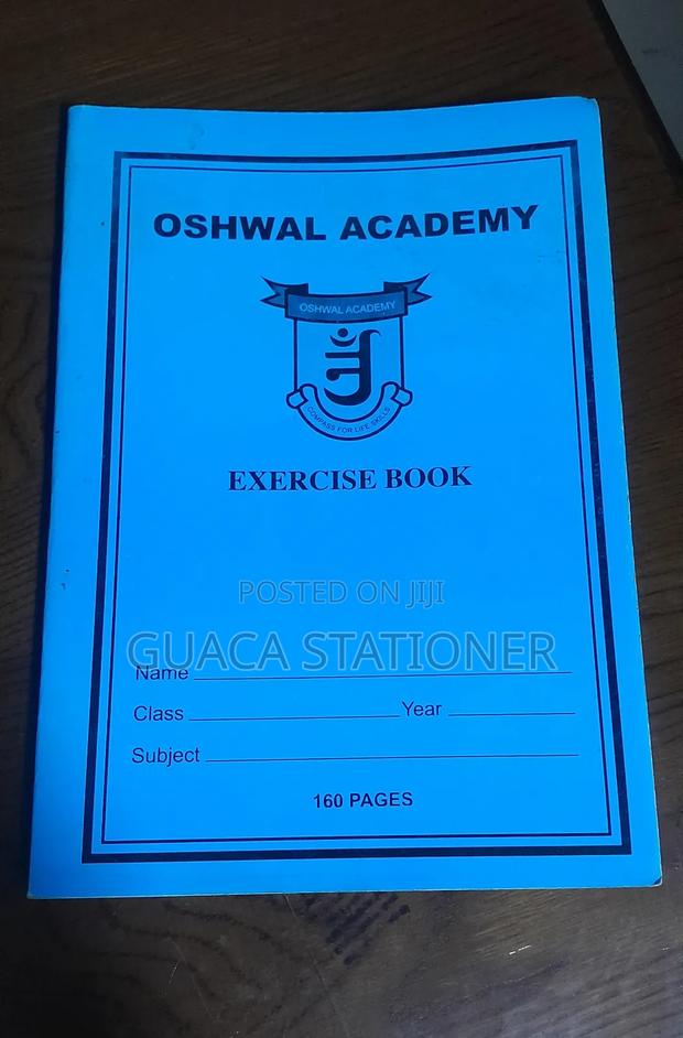 Branded Exercise Books With School Name and Logo.