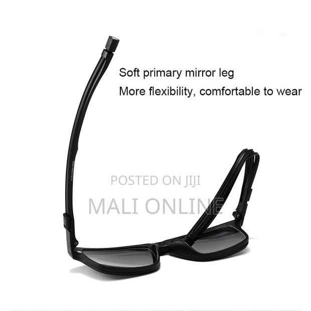 5-in-1 Magnetic Clip-on Sunglasses Tr90 Rectangle Frame - thumbnail 2
