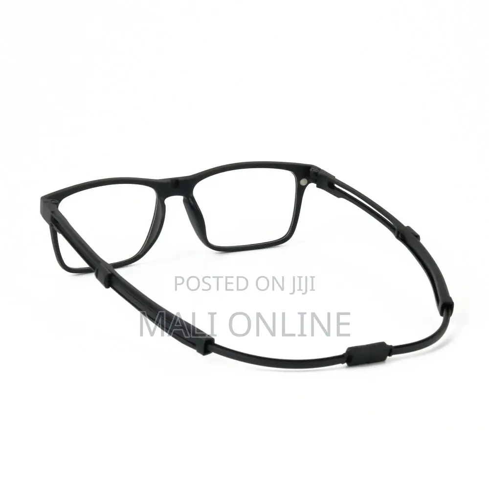 5-in-1 Magnetic Clip-on Sunglasses Tr90 Rectangle Frame