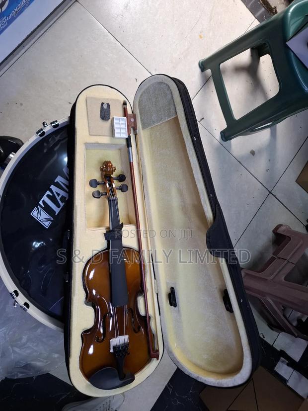 3/4 Wooden Violin - main view