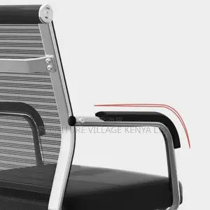 Black/Dove Grey Upholstered Armrest Board Chair