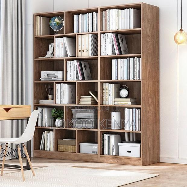 Office Desk: One-End Closed Storage Cabinet - main view