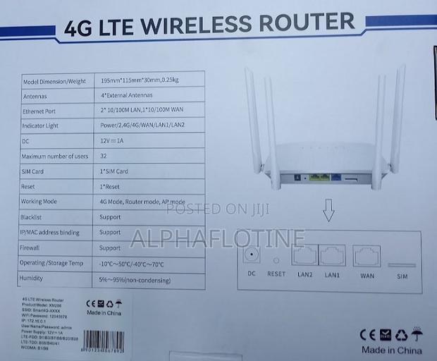 4 Antennae 4g Lte Wireless Router - main view