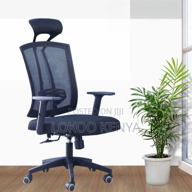 Office Chair: Executivealign Black Office Chair