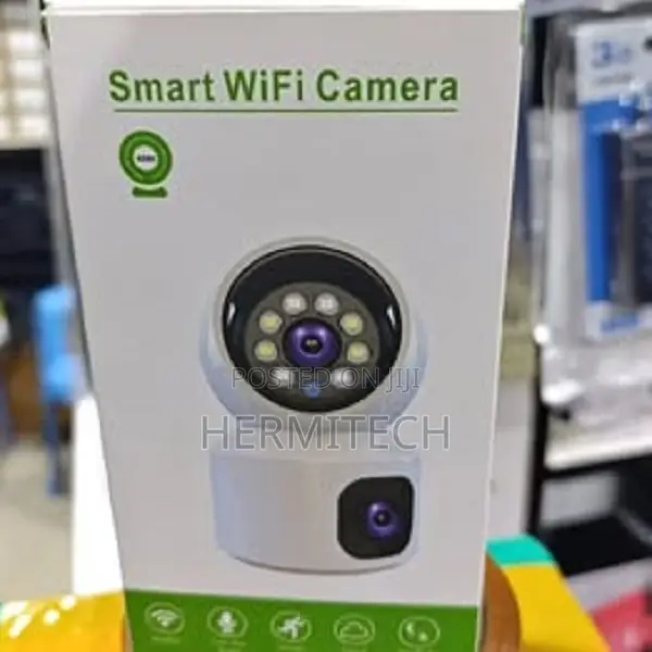 Dual Lens 2*2mp Home Ip Camera 2.4ghz Wifi Camera