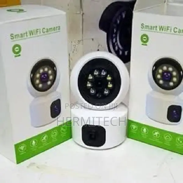 Dual Lens 2*2mp Home Ip Camera 2.4ghz Wifi Camera