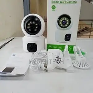Dual Lens 2*2mp Home Ip Camera 2.4ghz Wifi Camera
