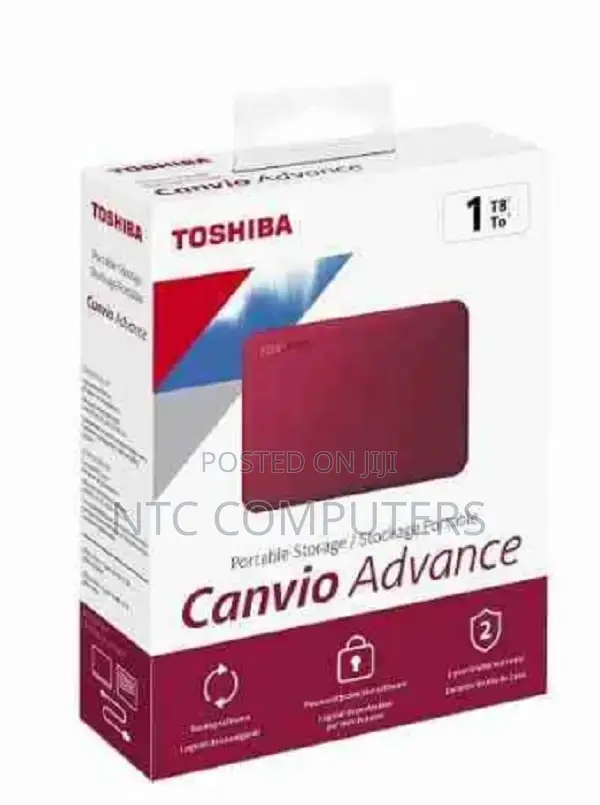 Toshiba Canvio Advance 1tb 2.5" External Hard Drive Usb 3.