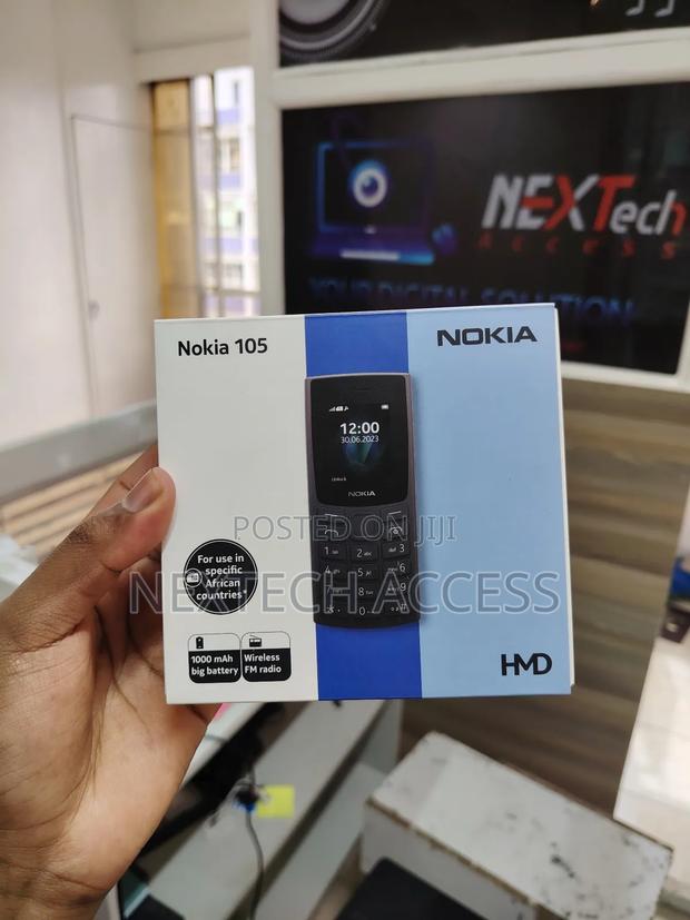 New Nokia 105 Black - main view